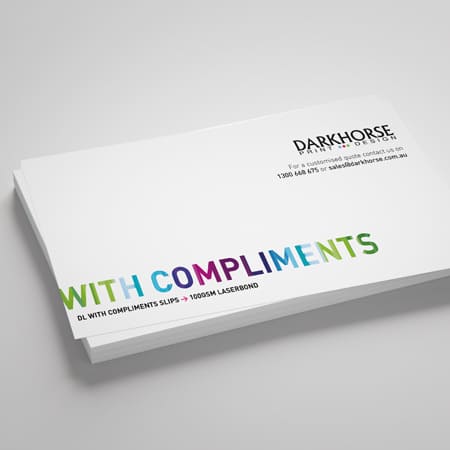 compliments slips