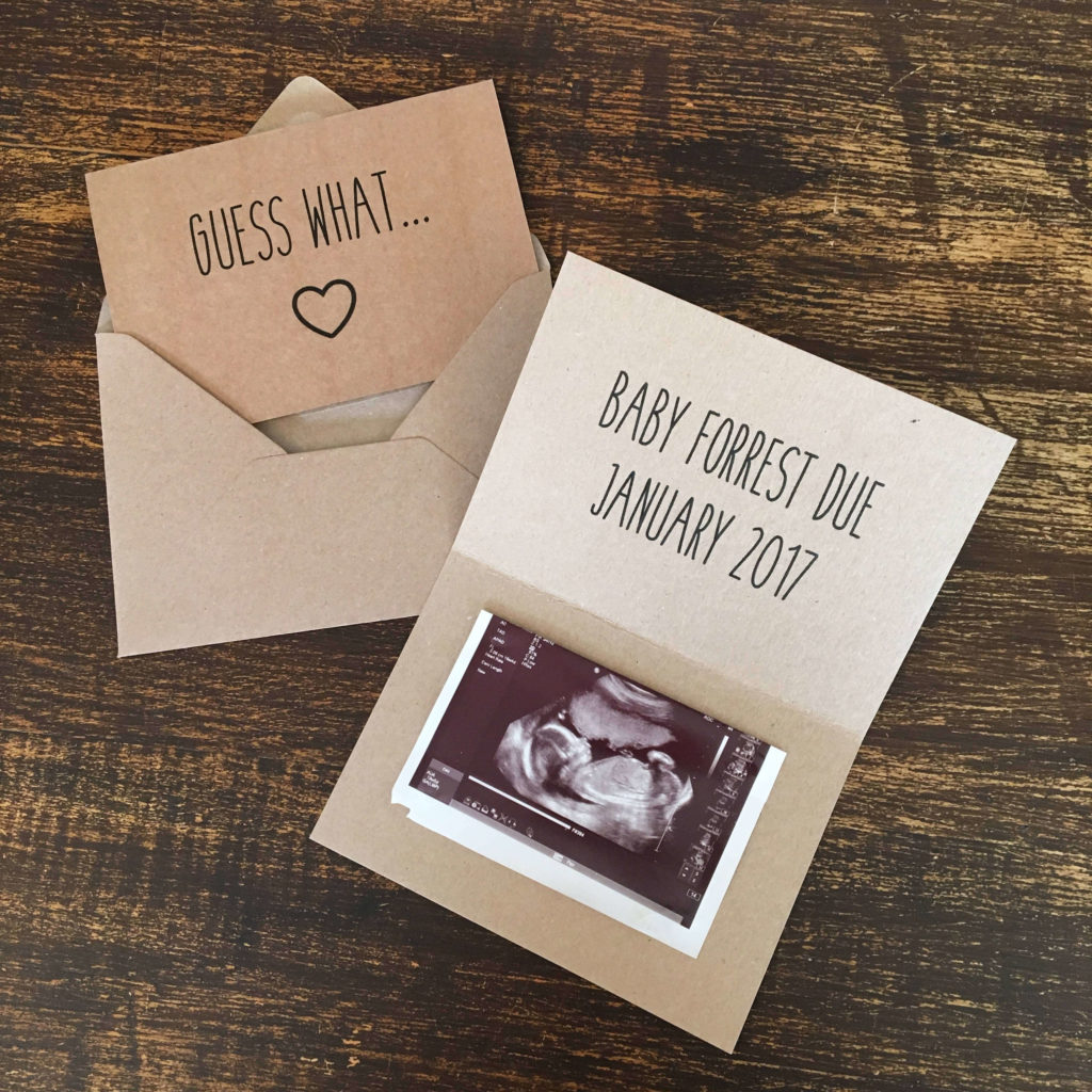 custom printed baby shower announcement invitation