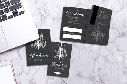 hotel card holders