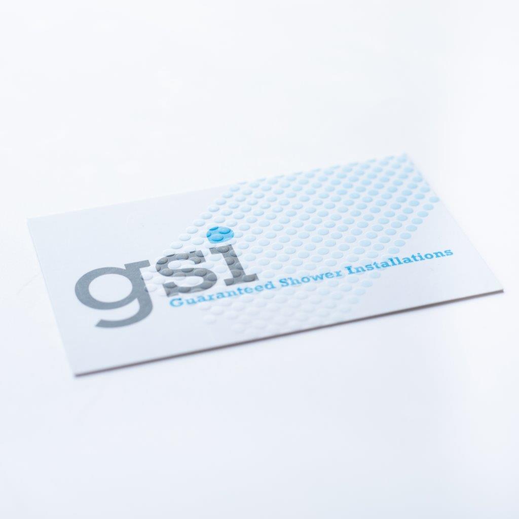 embossed business cards