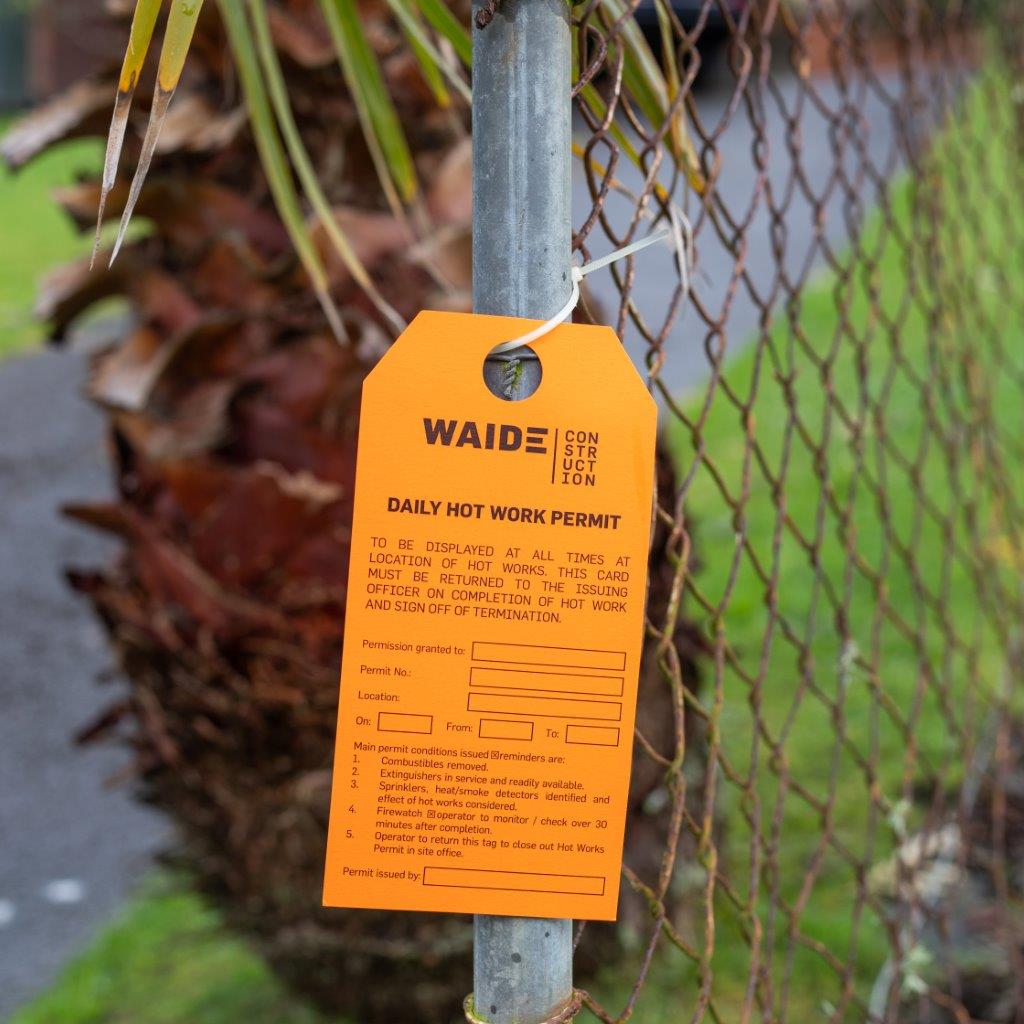construction swing tag