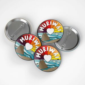 Muriwai Button Badge